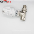 GutenTop latón niquelado de alta calidad forjado para baño y ducha Válvula mezcladora termostática de latón tres vías